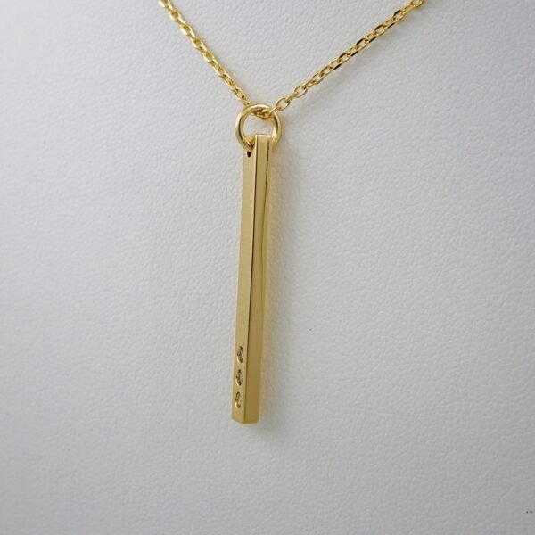 Cadenas & Colgantes/ Chain W/Pendants /14K Real Color/Zircon Stone/ 2mm x45cm// SET818 - Image 2