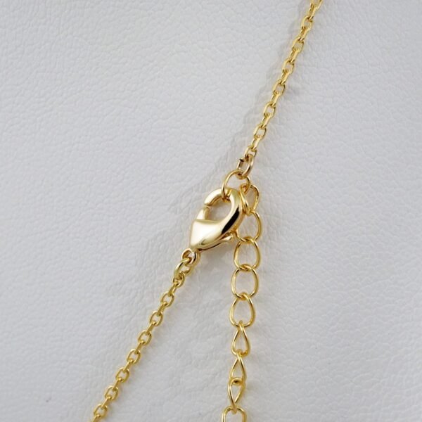 Cadenas & Colgantes/ Chain W/Pendants /14K Real Color/Zircon Stone/ 2mm x45cm// SET818 - Image 3