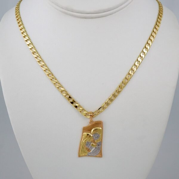 Cadenas & Colgantes/ Chain Men/Pendants/ Three Tone/ Plain/ 6mm x60cm// SET828