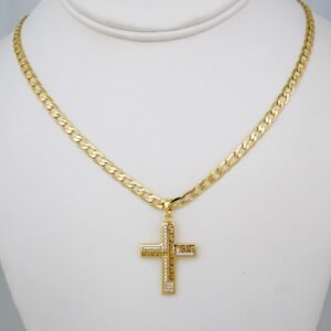 Cadenas & Colgantes/ Chain /Pendants /  14K Real Color/  Zircon Stone/  4mm// SET885