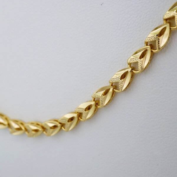 Cadenas/ Chain W/  14K Real Color/  Plain/  4mmx45cm// SET887 - Image 2