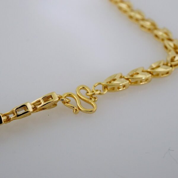Cadenas/ Chain W/  14K Real Color/  Plain/  4mmx45cm// SET887 - Image 3