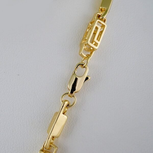 Cadenas/ Chain W/ 14K Real Color/  Plain/  6mmx45cm// SET888 - Image 3