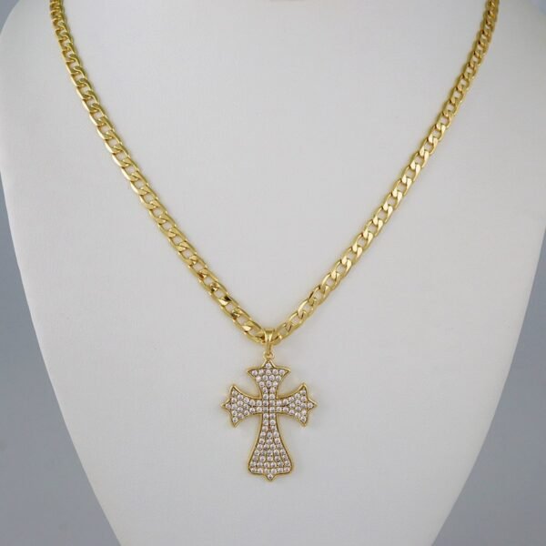 Cadenas & Colgantes/ Chain /Pendants /  14K Real Color/  Zircon Stone/  4mmx60cm// SET895