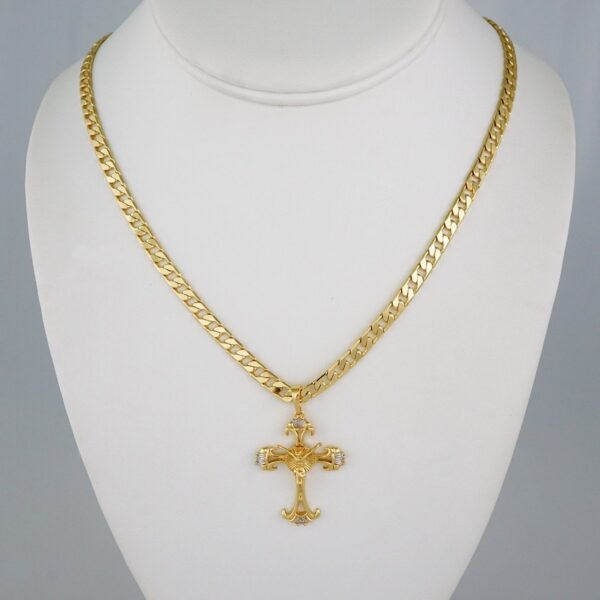 Cadenas & Colgantes/ Chain /Pendants /  14K Real Color/  Zircon Stone/  6mmx60cm// SET900
