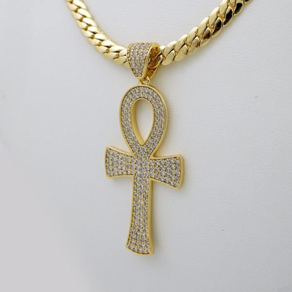 Cadenas & Colgantes/ Chain /Pendants /  14K Real Color/  Zircon Stone/ 5mm// SET936 - Image 2