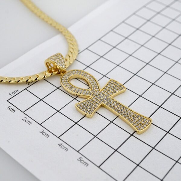 Cadenas & Colgantes/ Chain /Pendants /  14K Real Color/  Zircon Stone/ 5mm// SET936 - Image 3