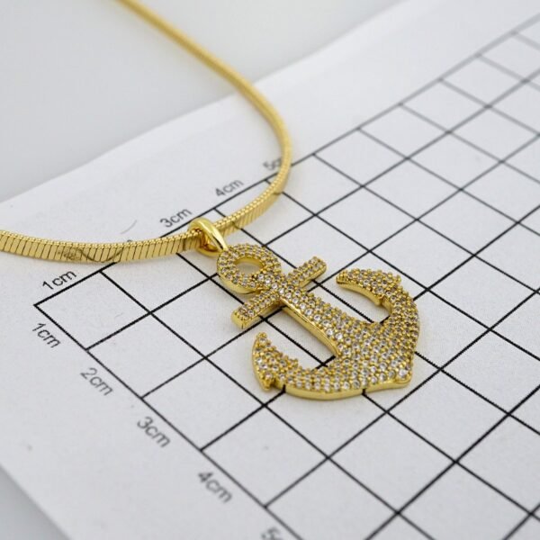 Cadenas & Colgantes/ Chain /Pendants /  14K Real Color/  Zircon Stone/ 4mmx50cm// SET937 - Image 3