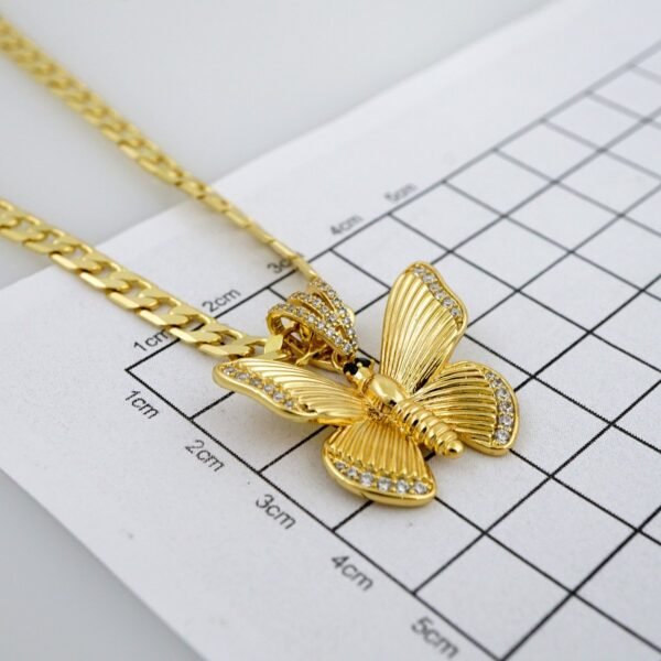 Cadenas & Colgantes/ Chain /Pendants /  14K Real Color/  Zircon Stone/5mm// SET939 - Image 3
