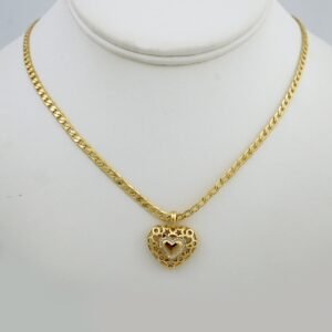 Cadenas & Colgantes/ Chain /Pendants /  14K Real Color/  Zircon Stone/  3mm// SET940