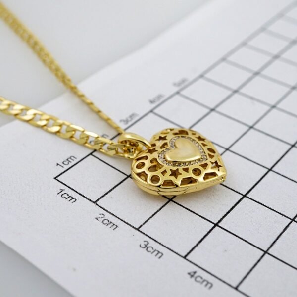 Cadenas & Colgantes/ Chain /Pendants /  14K Real Color/  Zircon Stone/  3mm// SET940 - Image 3