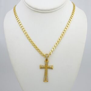 Cadenas & Colgantes/ Chain /Pendants /  14K Real Color/  Zircon Stone/  6mmx60cm// SET941