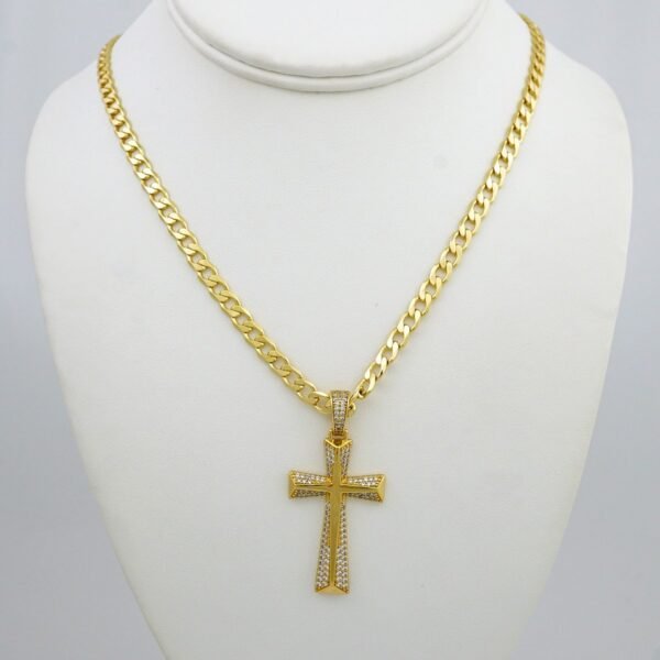 Cadenas & Colgantes/ Chain /Pendants /  14K Real Color/  Zircon Stone/  6mmx60cm// SET941