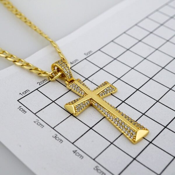 Cadenas & Colgantes/ Chain /Pendants /  14K Real Color/  Zircon Stone/  6mmx60cm// SET941 - Image 3
