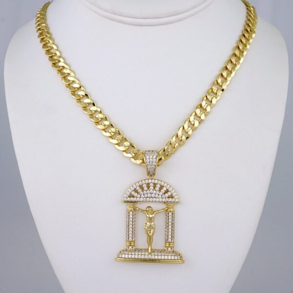 Cadenas & Colgantes/ Chain /Pendants /  14K Real Color/  Zircon Stone/  8mmx60cm// SET961
