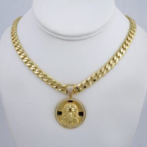 Cadenas & Colgantes/ Chain /Pendants /  14K Real Color/  Zircon Stone/  8mmx60cm// SET977