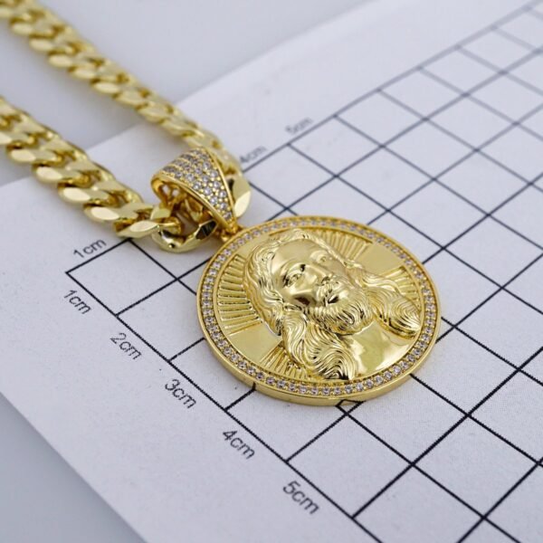 Cadenas & Colgantes/ Chain /Pendants /  14K Real Color/  Zircon Stone/  8mmx60cm// SET977 - Image 3
