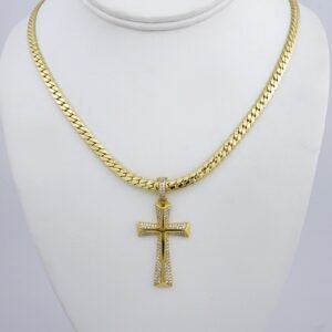 Cadenas & Colgantes/ Chain /Pendants /  14K Real Color/  Zircon Stone/  5mmx60cm// SET979
