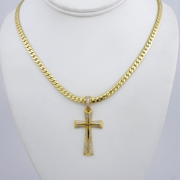 Cadenas & Colgantes/ Chain /Pendants /  14K Real Color/  Zircon Stone/  5mmx60cm// SET979