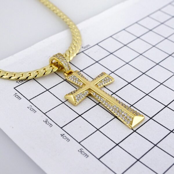 Cadenas & Colgantes/ Chain /Pendants /  14K Real Color/  Zircon Stone/  5mmx60cm// SET979 - Image 3