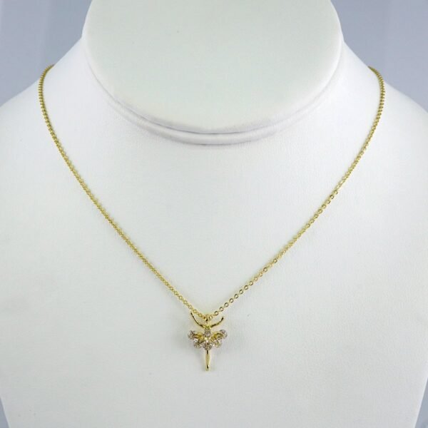 Cadenas & Colgantes/ Chain W/Pendants /  14K Real Color/  Zircon Stone/  2mmx45cm// SET987