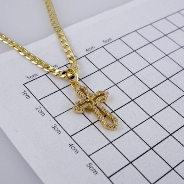 Cadenas & Colgantes/ Chain /Pendants /  14K Real Color/  Zircon Stone/  3mm// SET993 - Image 3