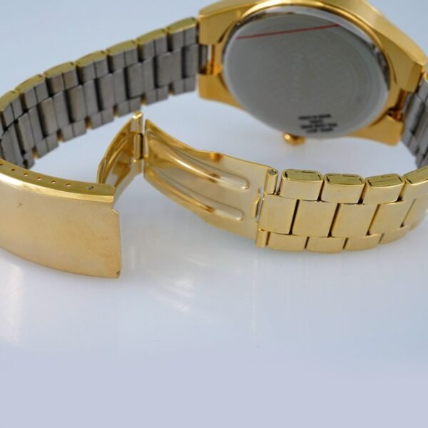 MEN’S MIYKON CLASSIC/ “GOLD STAINLESS STEEL”/  WHIET DIAL/  BATTERY// WMK14 - Image 3