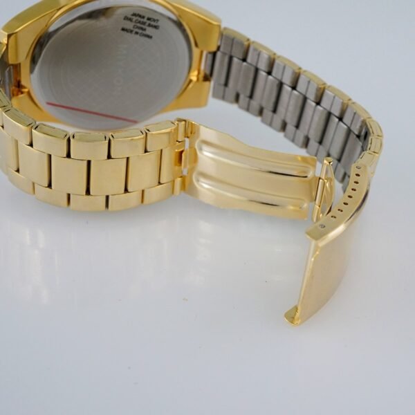 MEN’S MIYKON CLASSIC/ “GOLD STAINLESS STEEL”/  BLACK DIAL/  BATTERY// WMK17 - Image 3