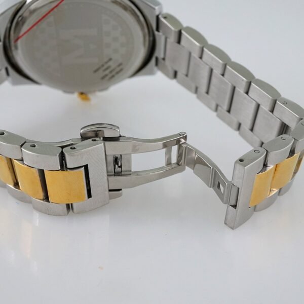 MEN’S MIYKON CLASSIC/ “GOLD AND SILVER STAINLESS STEEL”/  GOLDEN DIAL/  BATTERY// WMK18 - Image 3