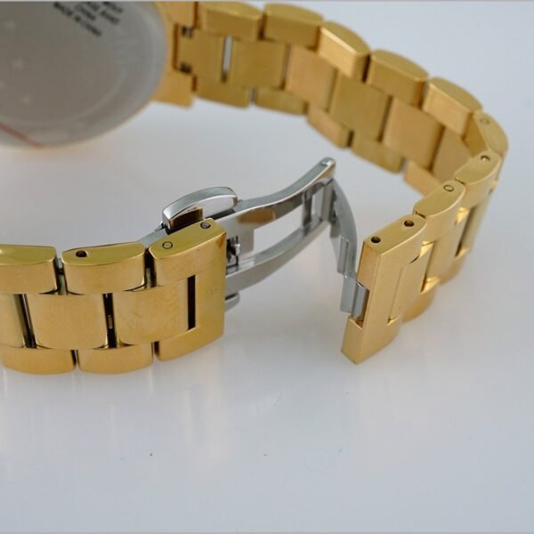 WOMAN'S MIYKON CLASSIC/  “GOLD STAINLESS STEEL”/  GOLDEN DIAL/  BATTERY// WMK19 - Image 3
