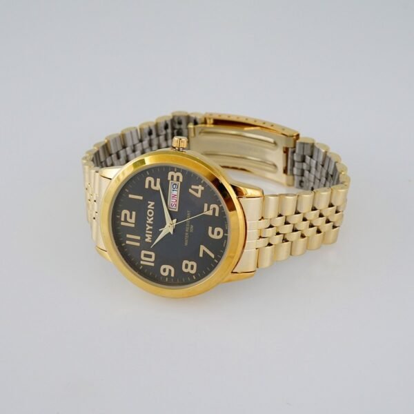 WOMAN'S MIYKON CLASSIC/  “GOLD STAINLESS STEEL”/  BLACK DIAL/  BATTERY// WMK20 - Image 2