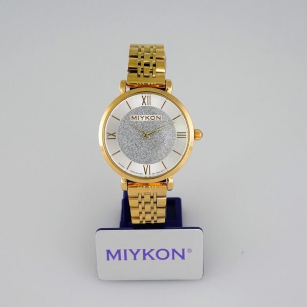 WOMAN'S MIYKON CLASSIC/  “GOLD STAINLESS STEEL”/  SILVER DIAL/  BATTERY// WMK21