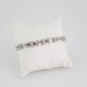 B1398 Bracelet - Pulseras - Zircon Stone - Silver Color