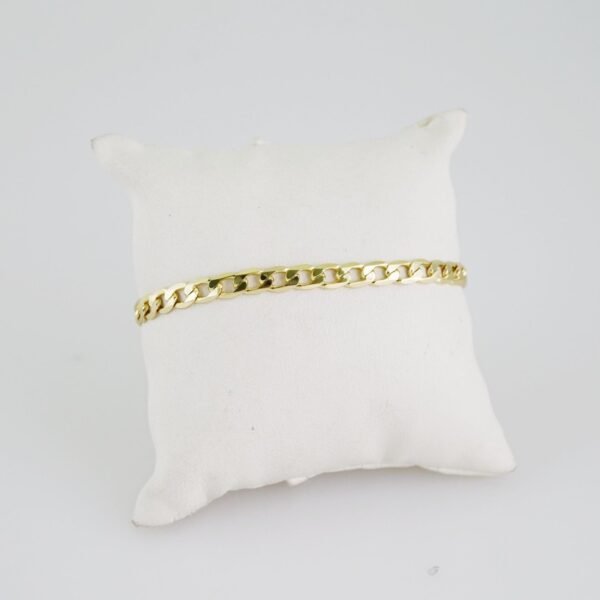 B1401 Bracelet - Pulseras - Plain - 14K Real Color