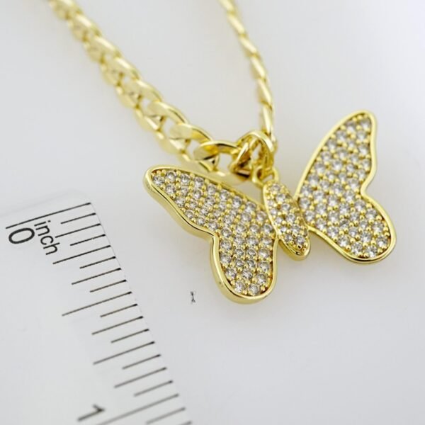 SET1491 Cadenas & Colgantes - Chain & Pendants - 14K Real Color - Zircon Stone - 6mmX50cm - Image 3