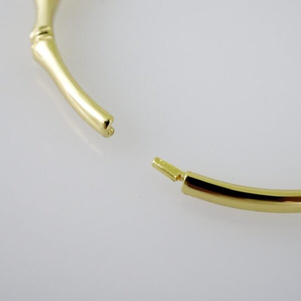 P376 Bangles - Pulsos - 14K Real Color - Zircon Stone - Image 3