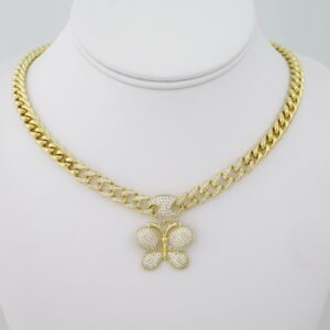 SET1516 Gargantilla - Choker W - Zircon Stone - 14K Real Color