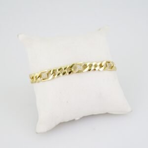 B1407 Bracelet - Pulseras - Zircon Stone - 14K Real Color