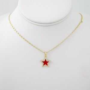 SET1519 Cadenas & Colgantes - Chain - Pendants - Plain - 14K Real Color - 2mmX45cm