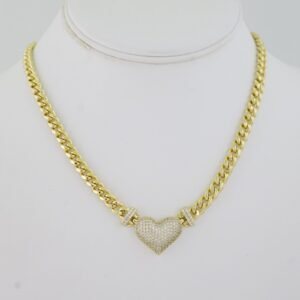 SET1498 Gargantilla - Choker W - Zircon Stone - 14K Real Color