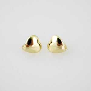 E2015 Earrings - Aretes - Plain - 14k Real Color