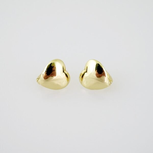 E2015 Earrings - Aretes - Plain - 14k Real Color