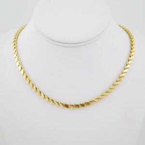 SET1522 Gargantilla - Choker W - Zircon Stone - 14K Real Color