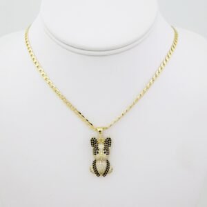 SET1535 Cadenas & Colgantes - Chain - Pendants -  14K Real Color - Zircon Stone - 3mmX45cm