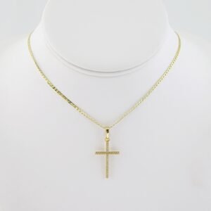 SET1540 Cadenas & Colgantes - Chain - Pendants - Plain - 14K Real Color - 2mmX45cm