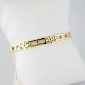 B1428 Bracelet - Pulseras - Plain - 14K Real Color