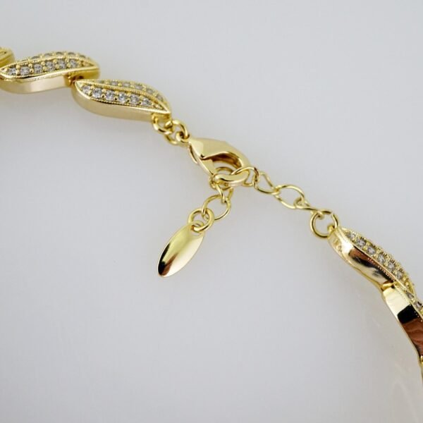 B1431 Bracelet - Pulseras - Zircon Stone - 14K Real Color - Image 3