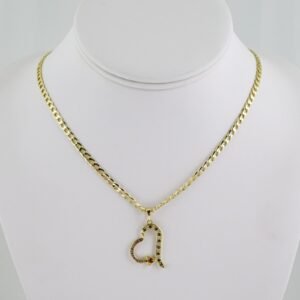 SET1550 Cadenas & Colgantes - Chain - Pendants -  14K Real Color - Zircon Stone - 3mmX60cm