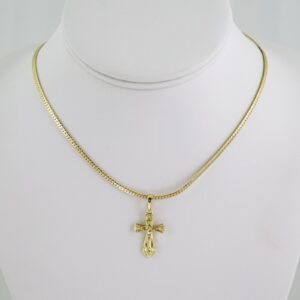 SET1554 Cadenas & Colgantes - Chain - Pendants - Plain - 14K Real Color - 3mmX50cm