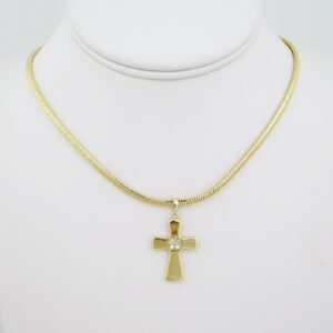 SET1559 Cadenas & Colgantes - Chain - Pendants -  14K Real Color - Zircon Stone - 3mmX50cm